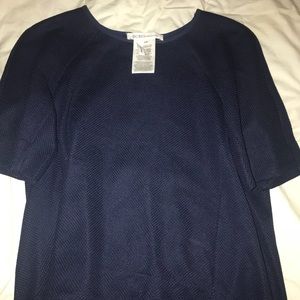 BCBG navy shirt